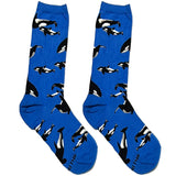 Blue Whale Short Crew Socks