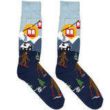 Blue Winter Park Ape Socks