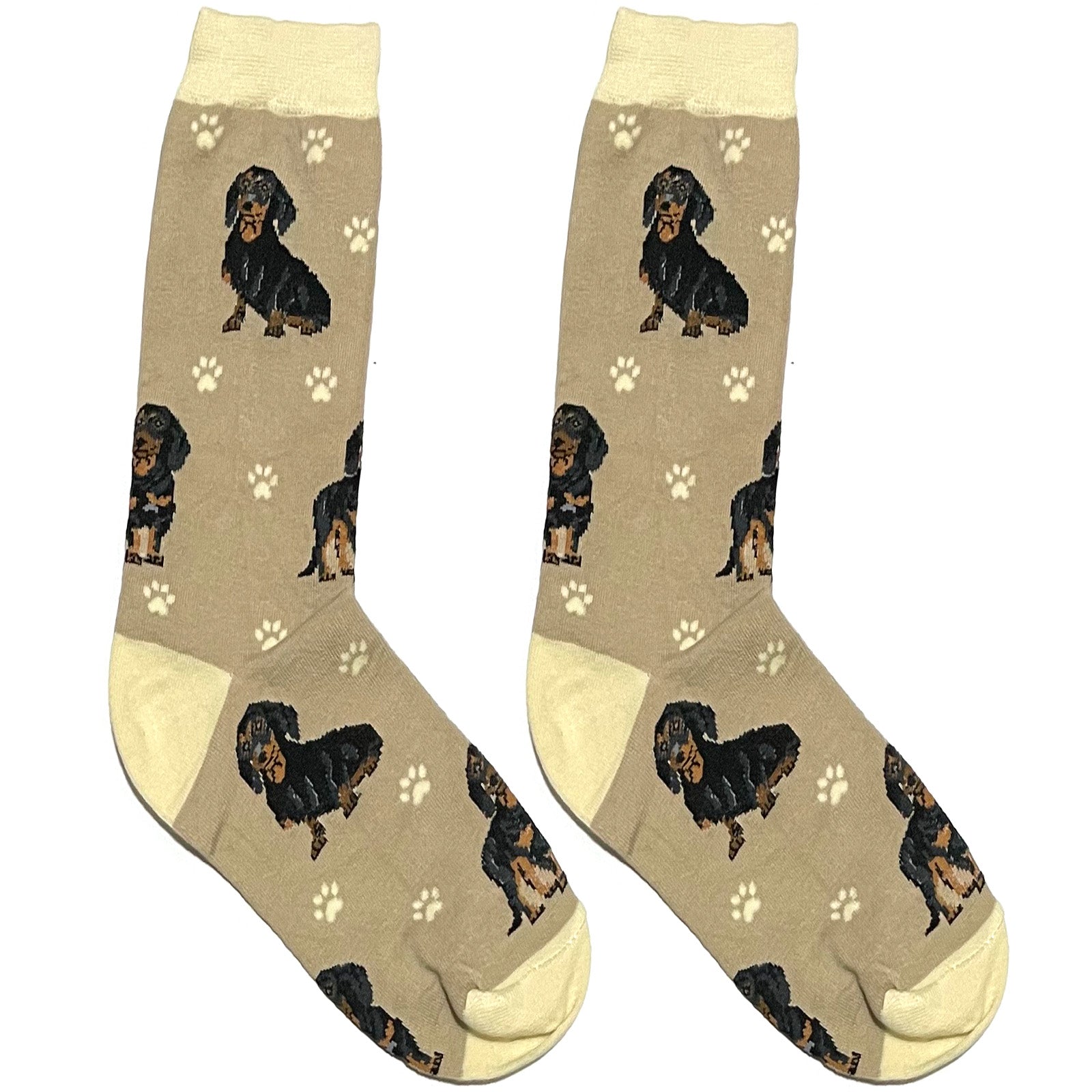 Brown Altasian Dog Short Crew Socks