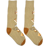 Brown Camera Socks