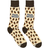 Brown Cool Beans Socks