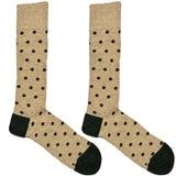 Brown Polka Socks