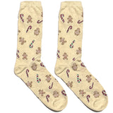 Brown Short Bread Short Crew Socks