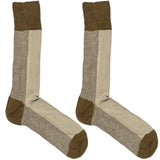 Brown Variation Pattern Socks