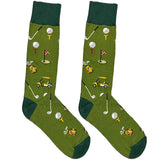 Dark Green Golf Kart Socks