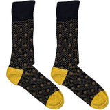 Golden Polka Pattern Socks