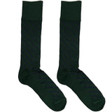 Green And Blue Diagonal Stripes Socks