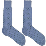 Green And Blue Polka Socks