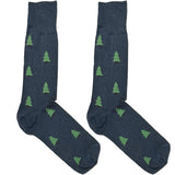 Green And Blue Tree Socks
