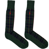 Green And Yellow RL Chequered Socks