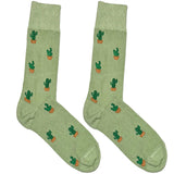 Green Cactus Plant Socks