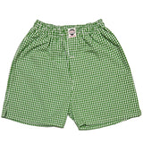 Green Chequered Cotton Boxers