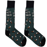 Green Distracted Balls Socks