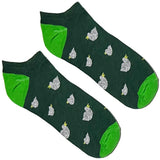 Green Duck Ankle Socks