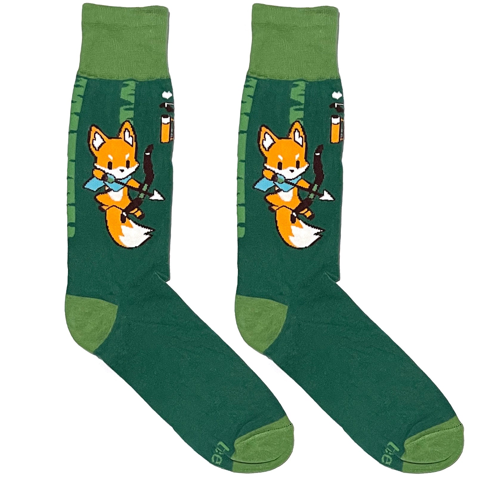 Green Fox Target Socks – themensden.pk