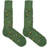 Green Golf Ball Socks