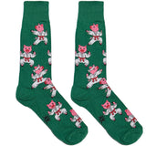Green Karate Piggy Socks