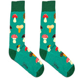 Green Mushroom Socks