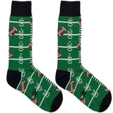 Green Rugby Field Socks