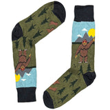 Green Sunny Ape Socks