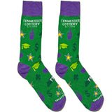 Green Tennesse Lottery Socks