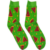Green Water Melon Short Crew Socks
