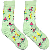 Green Watermelon Short Crew Socks