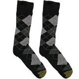 Grey And Black Diamond Pattern Socks