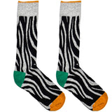 Grey And Black Leopard Socks