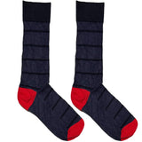 Grey And Black Stripes Socks