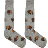 Grey And Brown Yak Socks