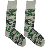 Grey And Green Camo Socks
