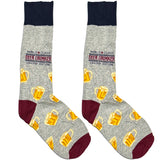 Grey Beer Drinker Socks