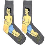 Grey Beer Guy Socks