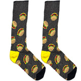 Grey Burger Socks