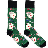 Grey Cards Game Socks