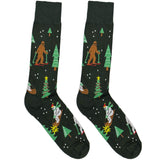 Grey Christmas Ape Socks