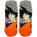 Grey Dragon Ball Character Ankle Socks