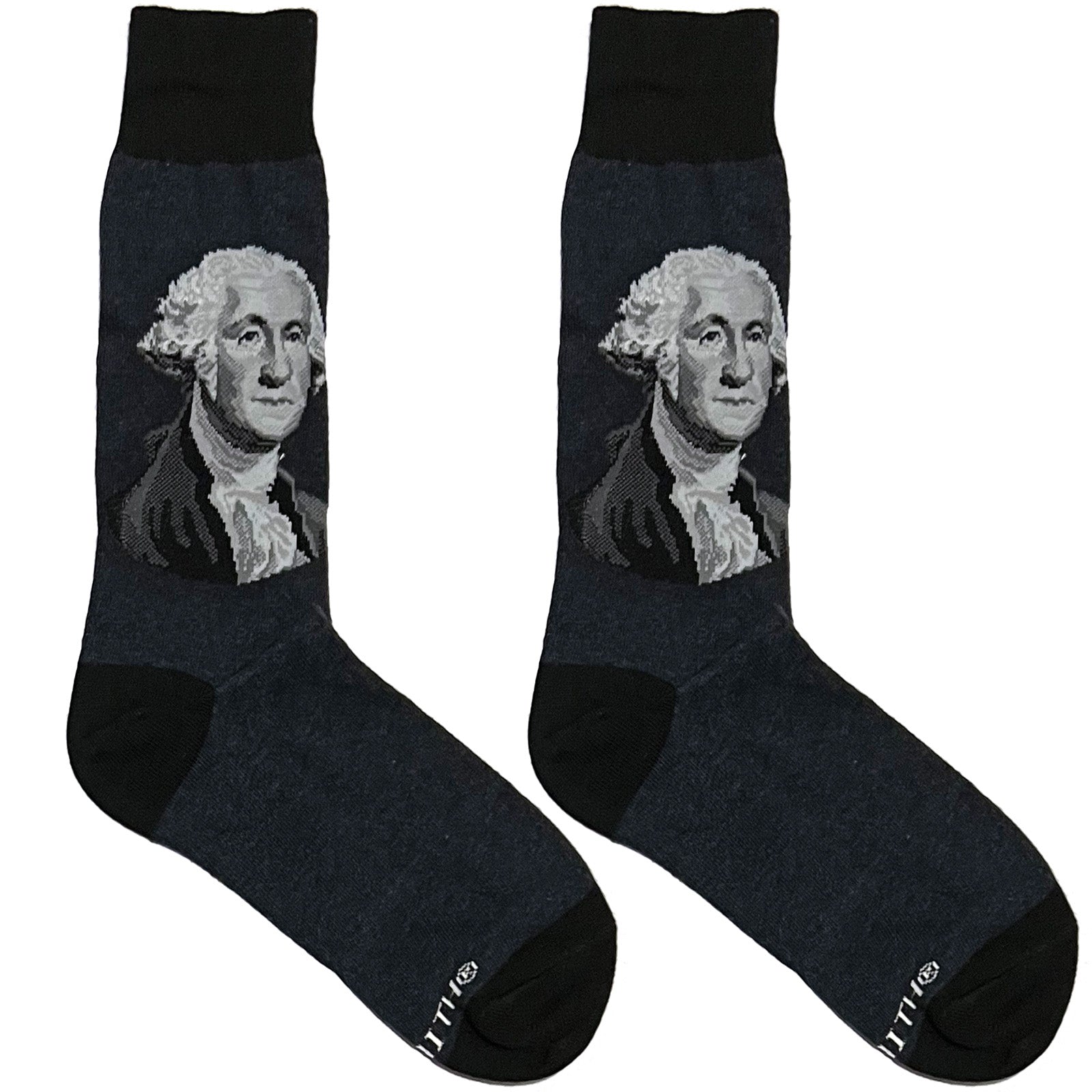 Grey George Washington Socks