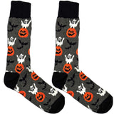 Grey Halloween Socks