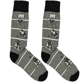 Grey Ice Hockey Goal Socks