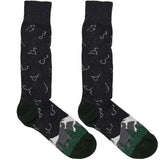 Grey Ice Mountain Socks