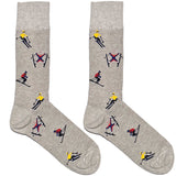 Grey Ice Skating Socks