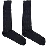 Grey Lined Abstract Socks