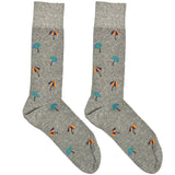 Grey Multicolor Umbrella Socks