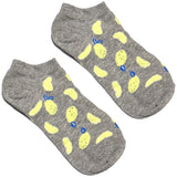 Grey Potato Ankle Socks