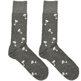 Grey Shot Glasses Socks