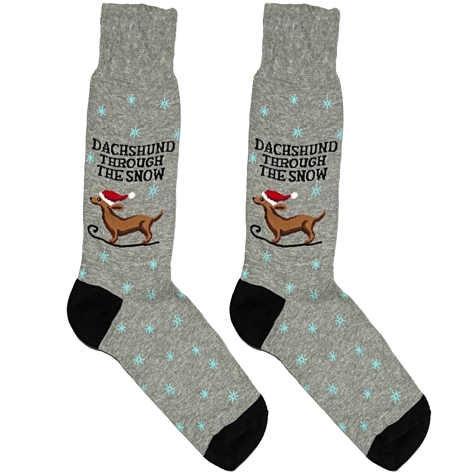 Grey Snow Deer Socks