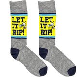Grey Sponge Bob RIP Socks