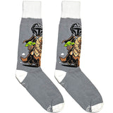 Grey Star Wars Charachter Socks